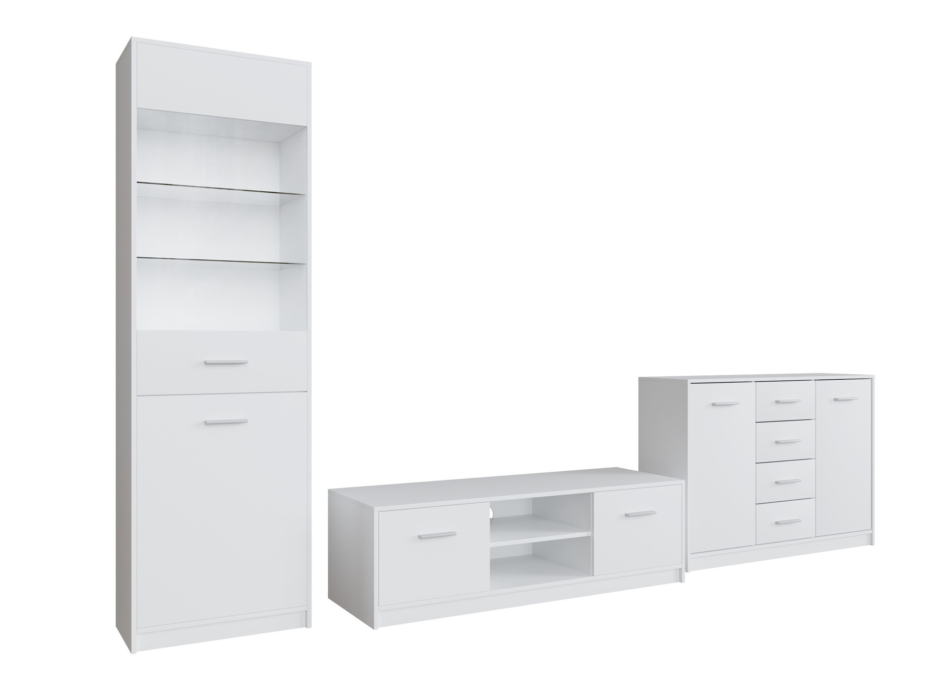 Stuemøbelsæt Novsore 162 (Hvid)