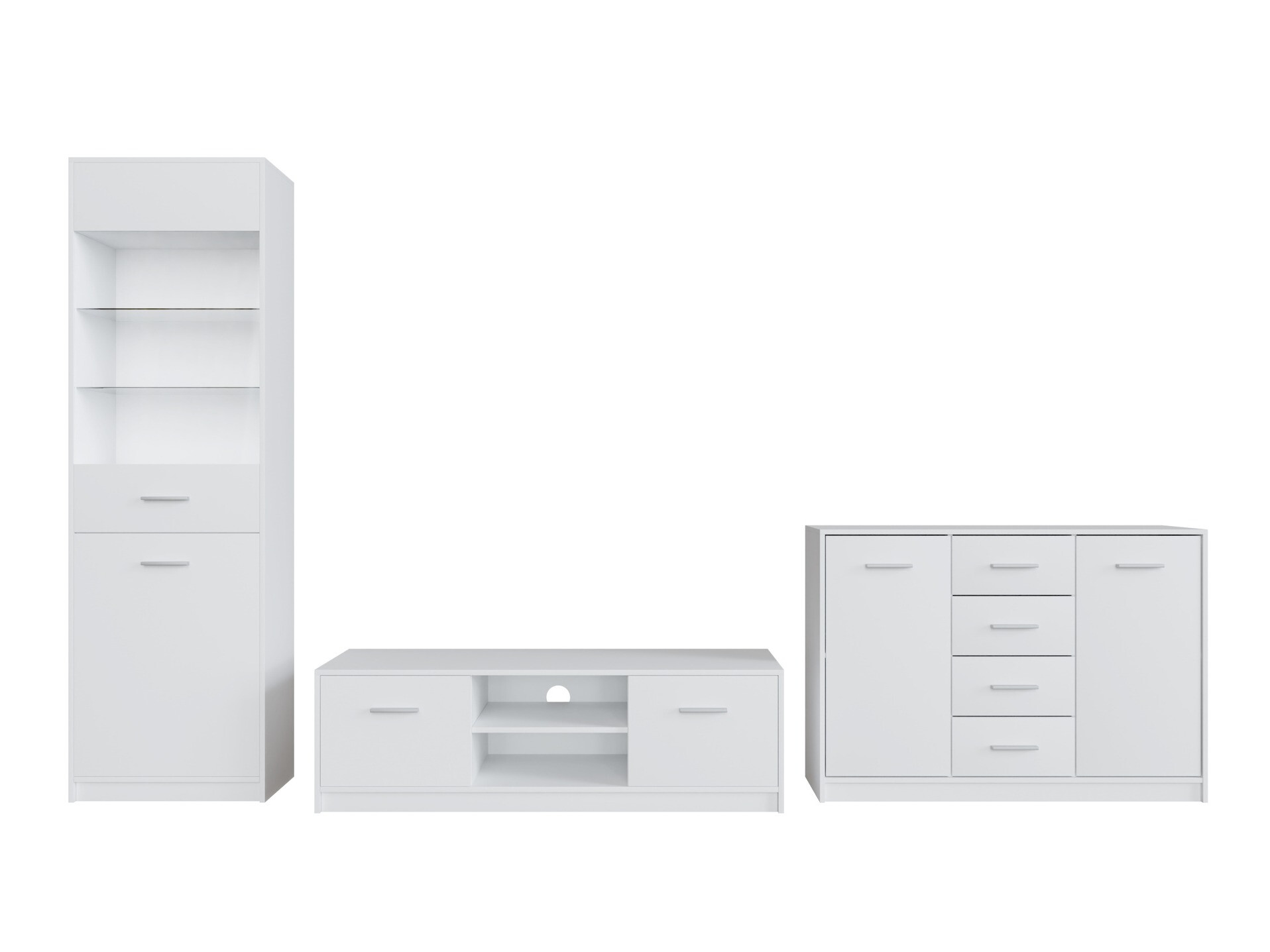 Stuemøbelsæt Novsore 162 (Hvid)