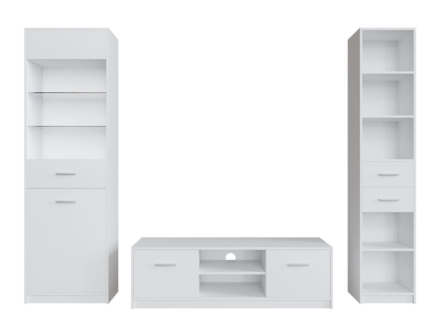 Stuemøbelsæt Novsore 163 (Hvid)