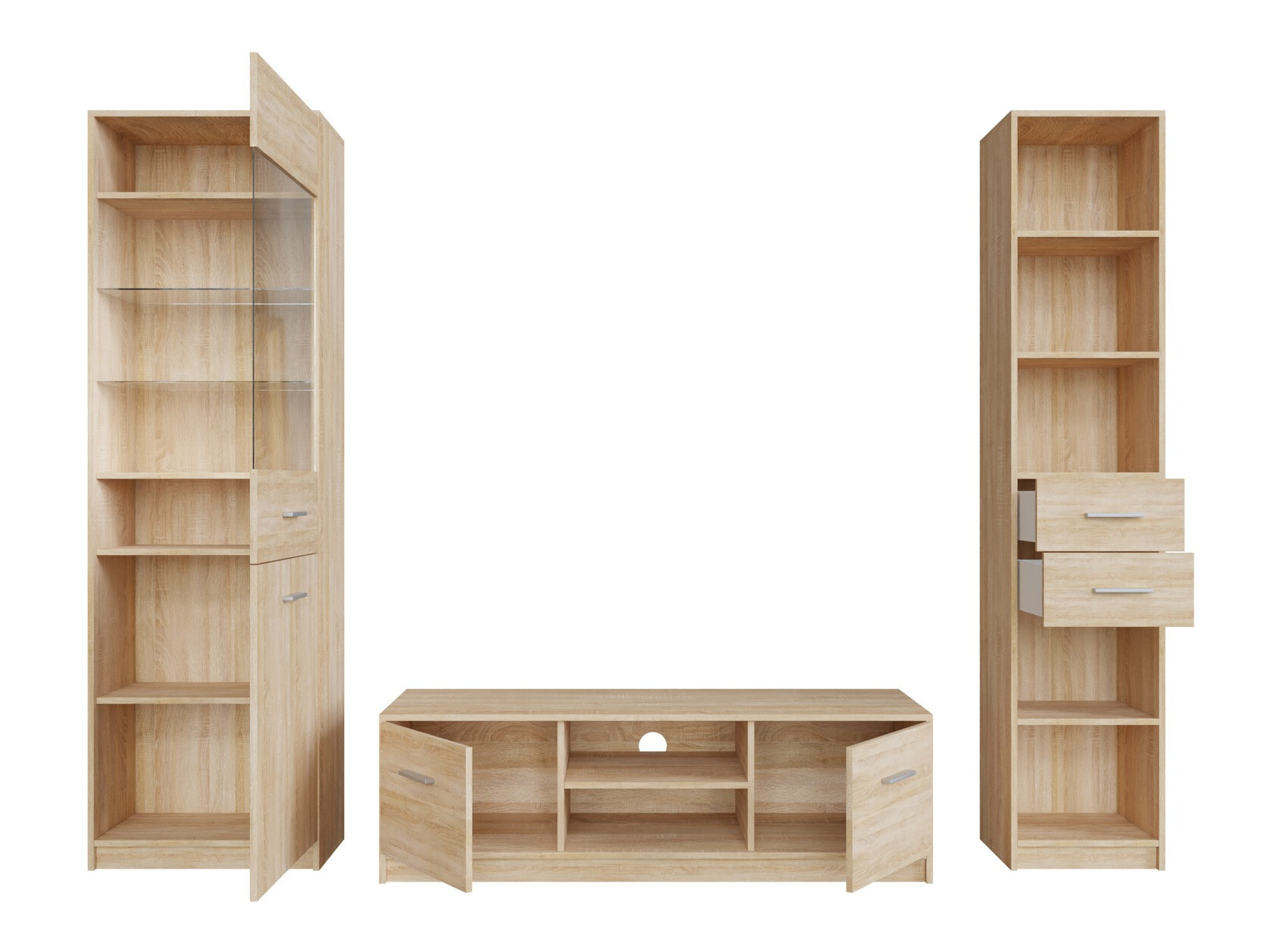 Stuemøbelsæt Novsore 163 (Sonoma eg)