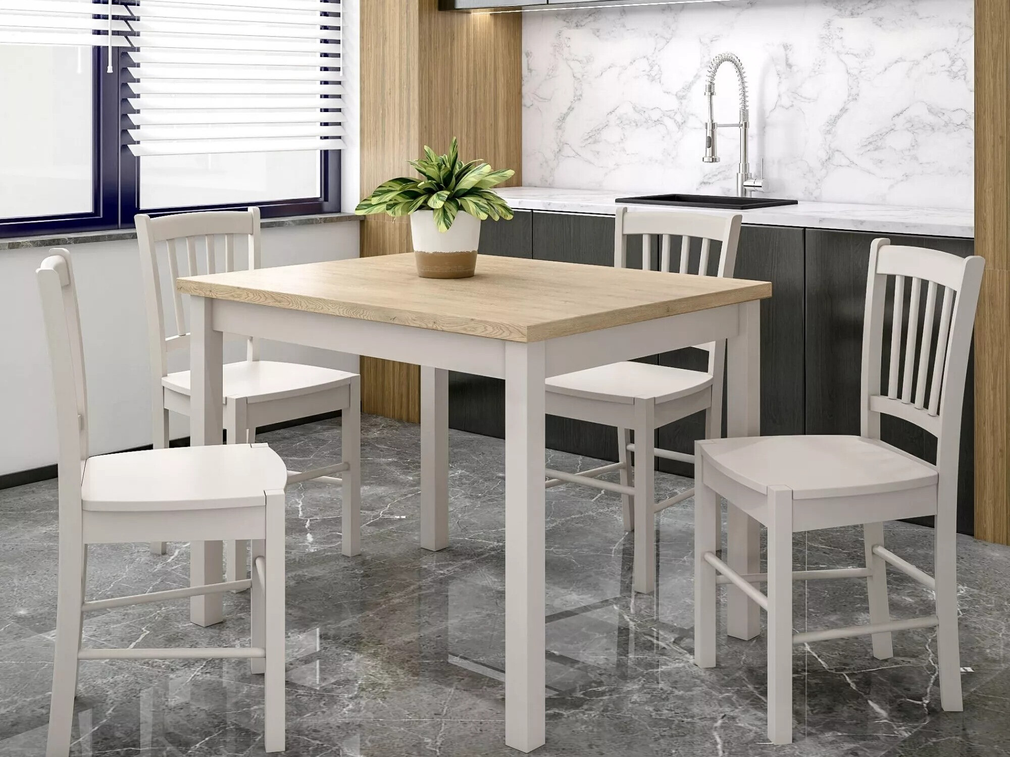 Bord Detroit 345 (Egetræ + Kashmir)