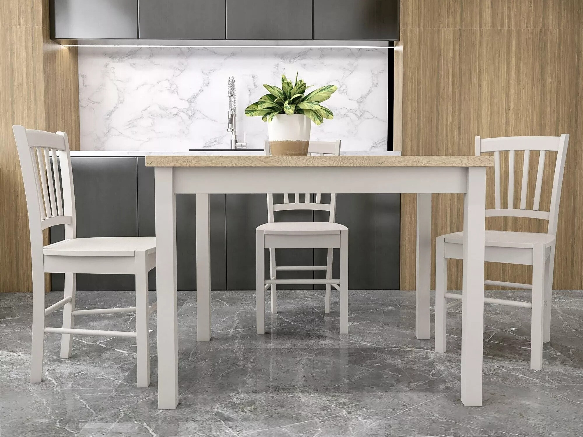 Bord Detroit 345 (Egetræ + Kashmir)