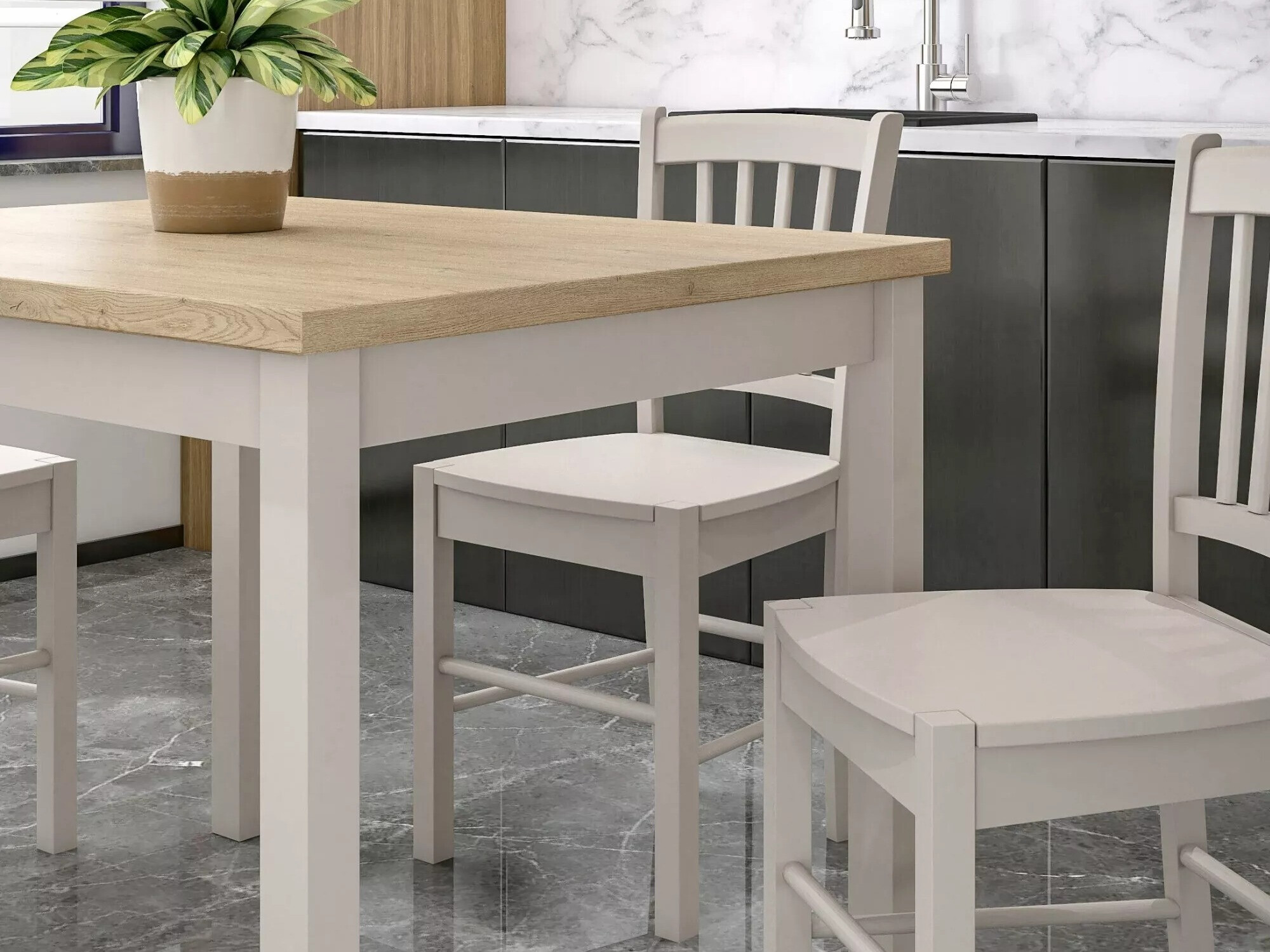 Bord Detroit 345 (Egetræ + Kashmir)