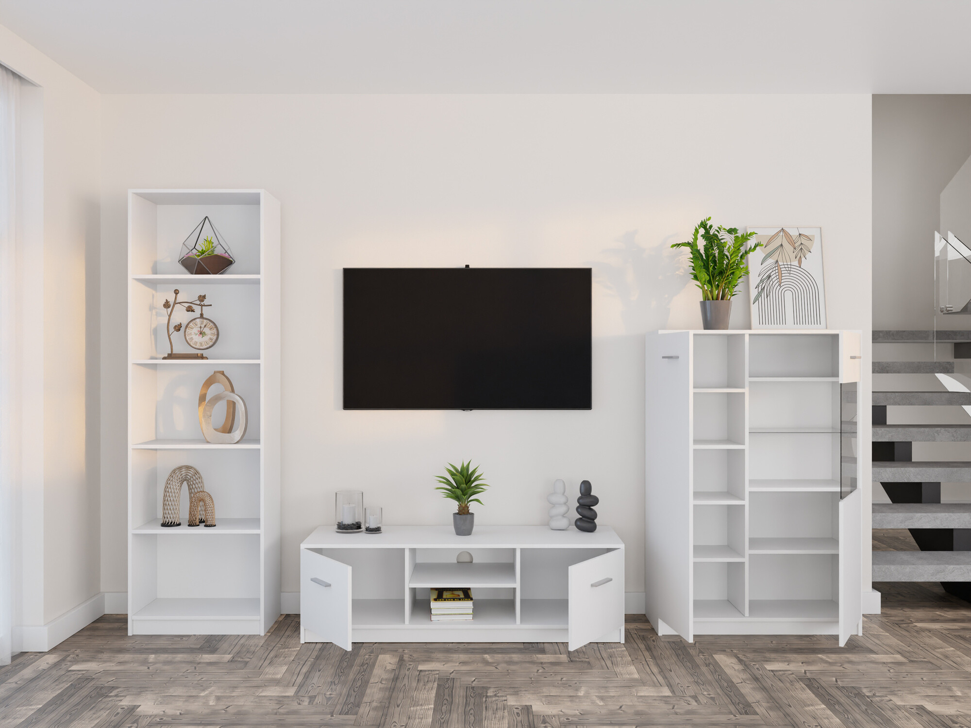 Stuemøbelsæt Novsore 164 (Hvid)