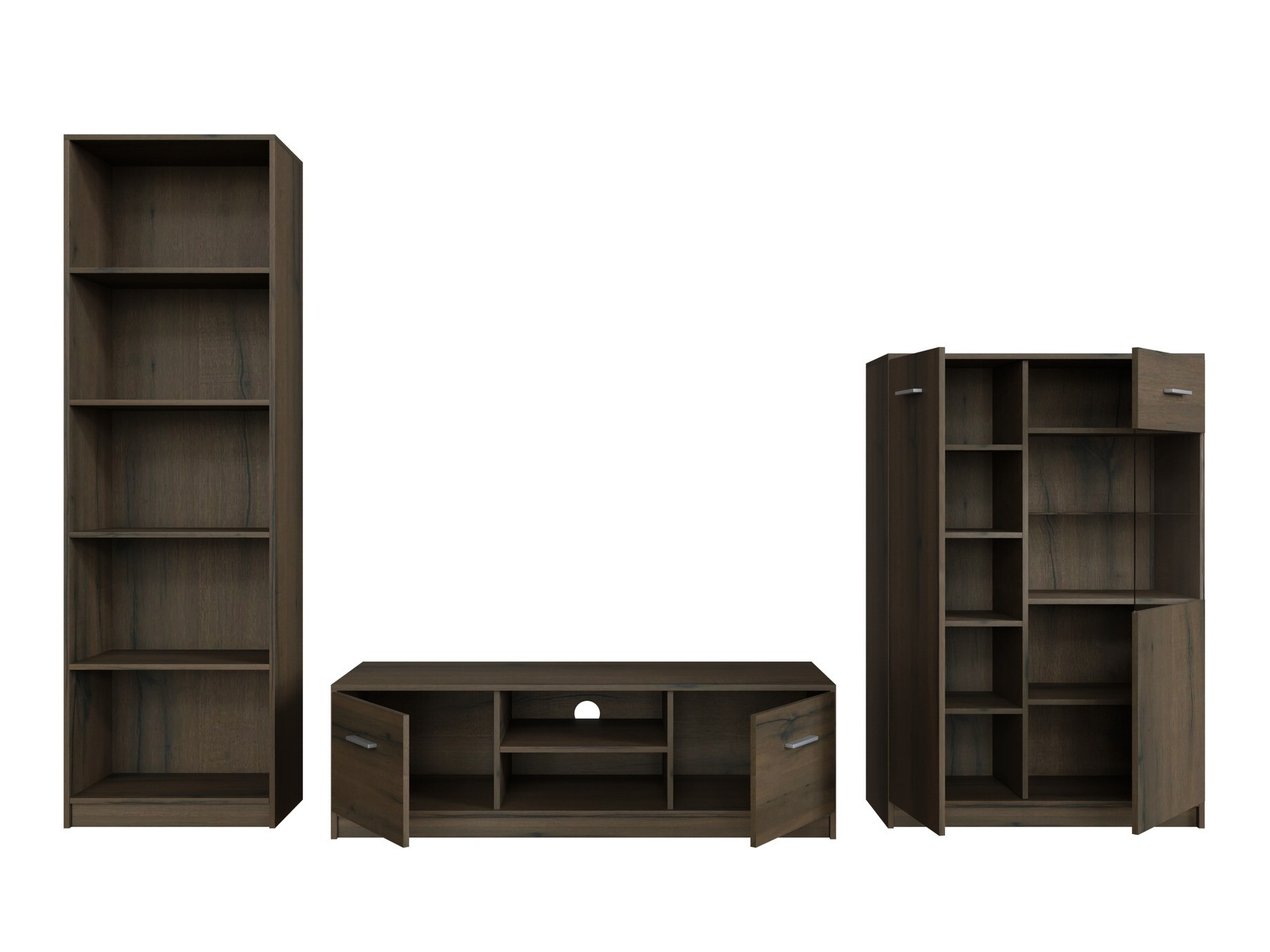 Stuemøbelsæt Novsore 164 (Mørk eg)