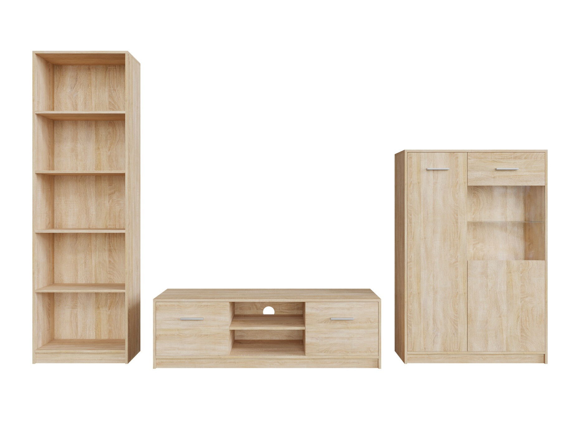 Stuemøbelsæt Novsore 164 (Sonoma eg)