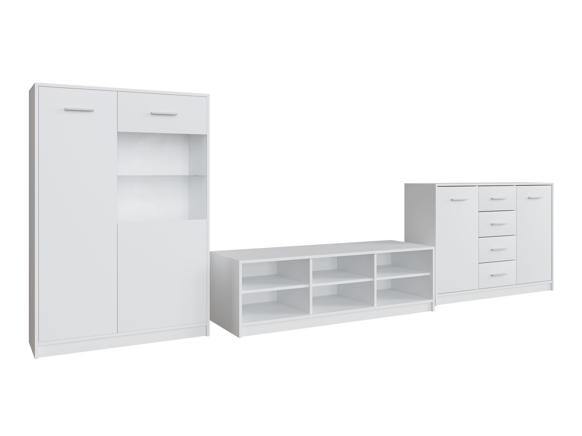 Stuemøbelsæt Novsore 165 (Hvid)