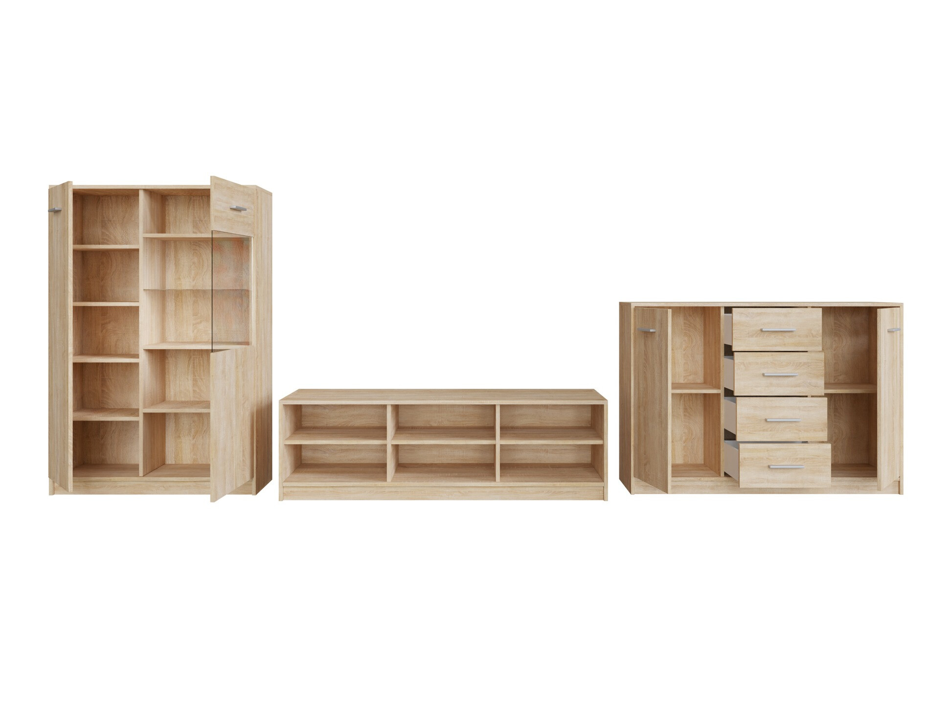 Stuemøbelsæt Novsore 165 (Sonoma eg)