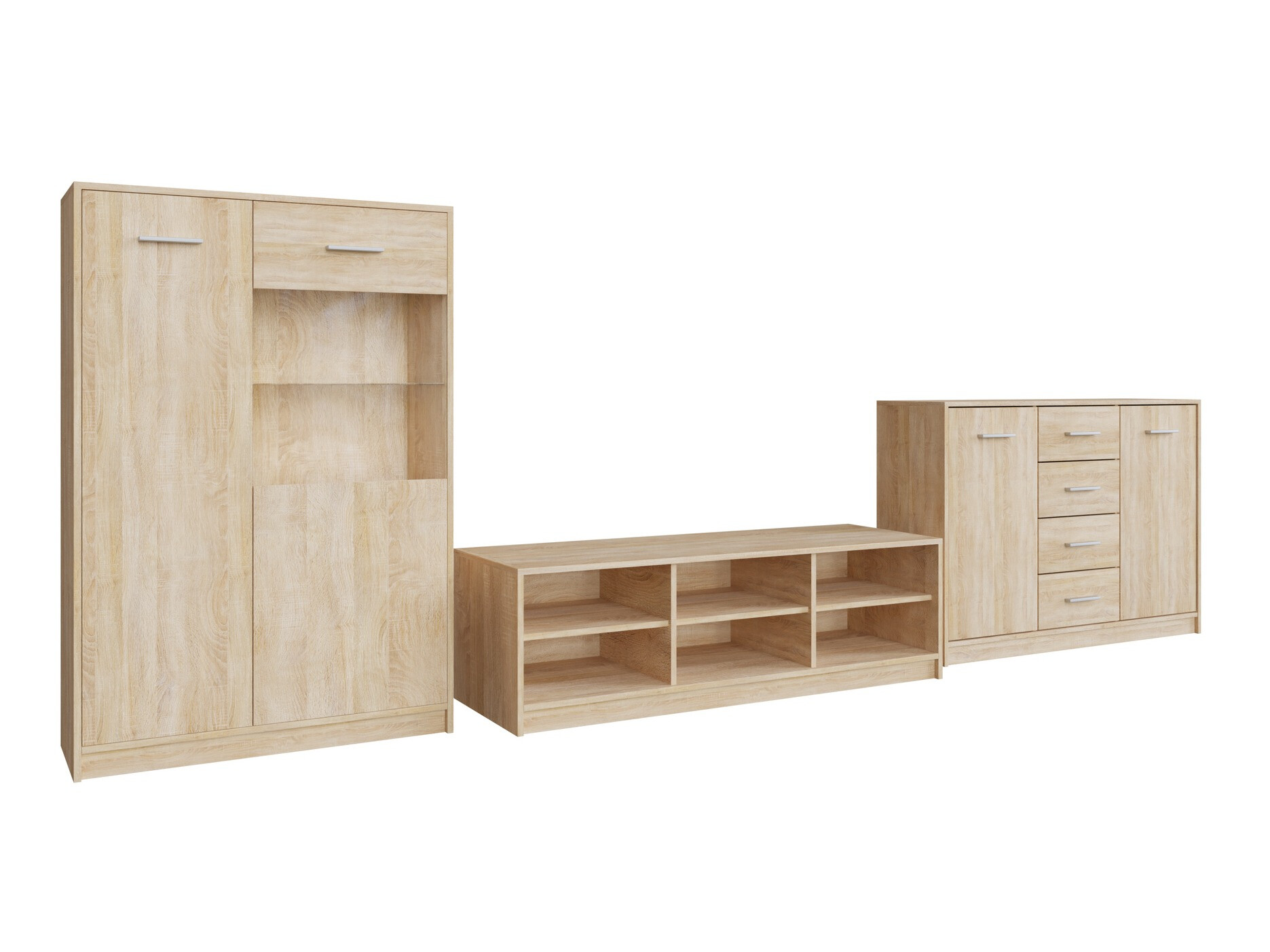 Stuemøblersæt Novsore 165 (Sonoma eg)