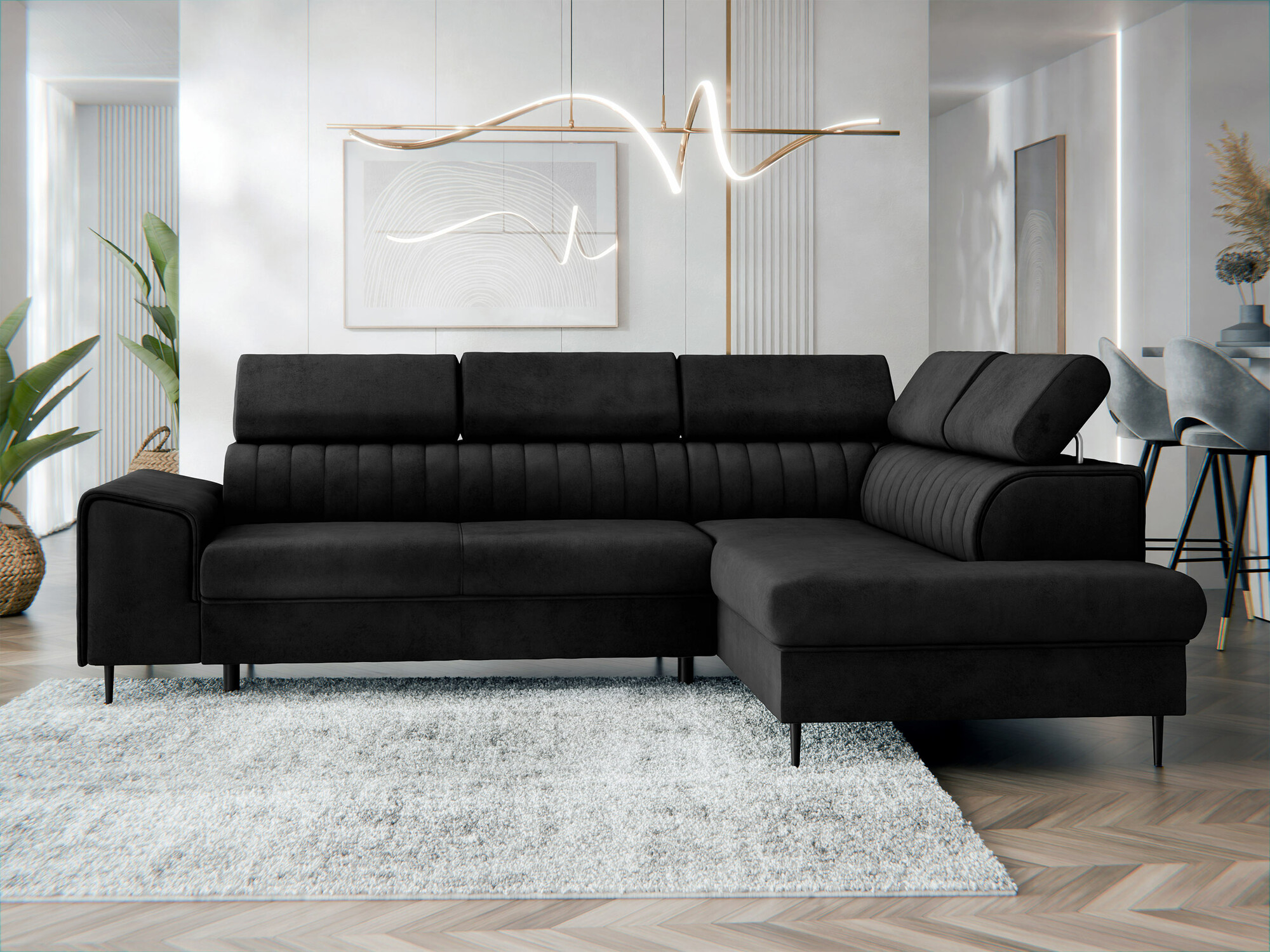 Hjørnesofa Comfivo 446 (Magic Velvet 2219)