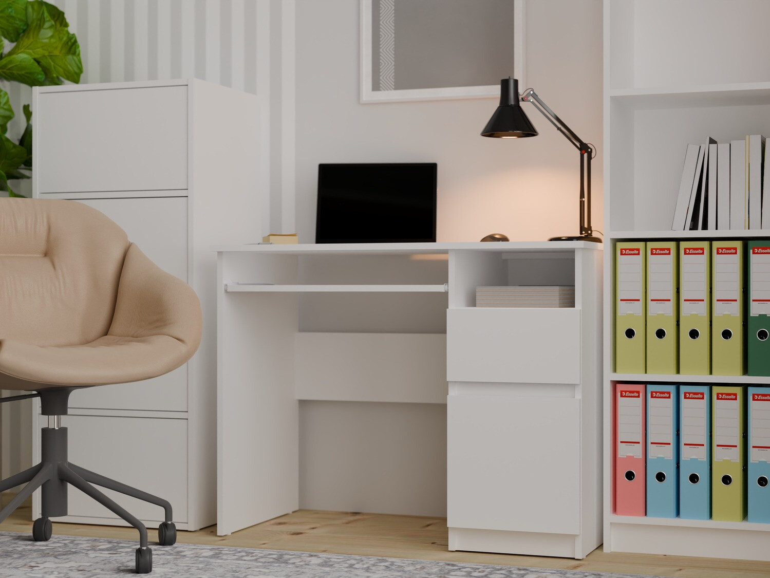 Skrivebord Mandeville 269 (Hvid)