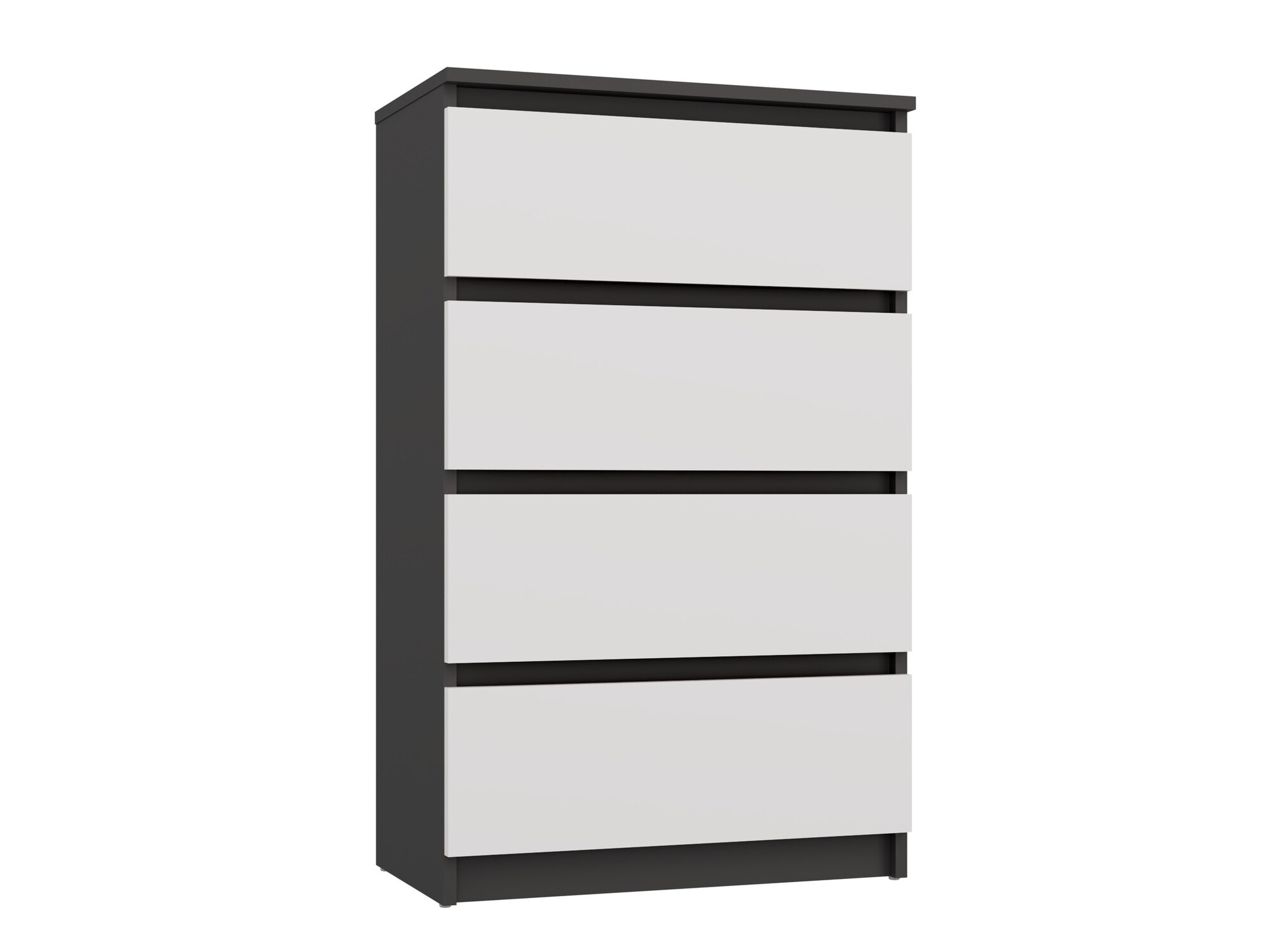 Kommode Elbvelu 105 (Hvid + Antracit)