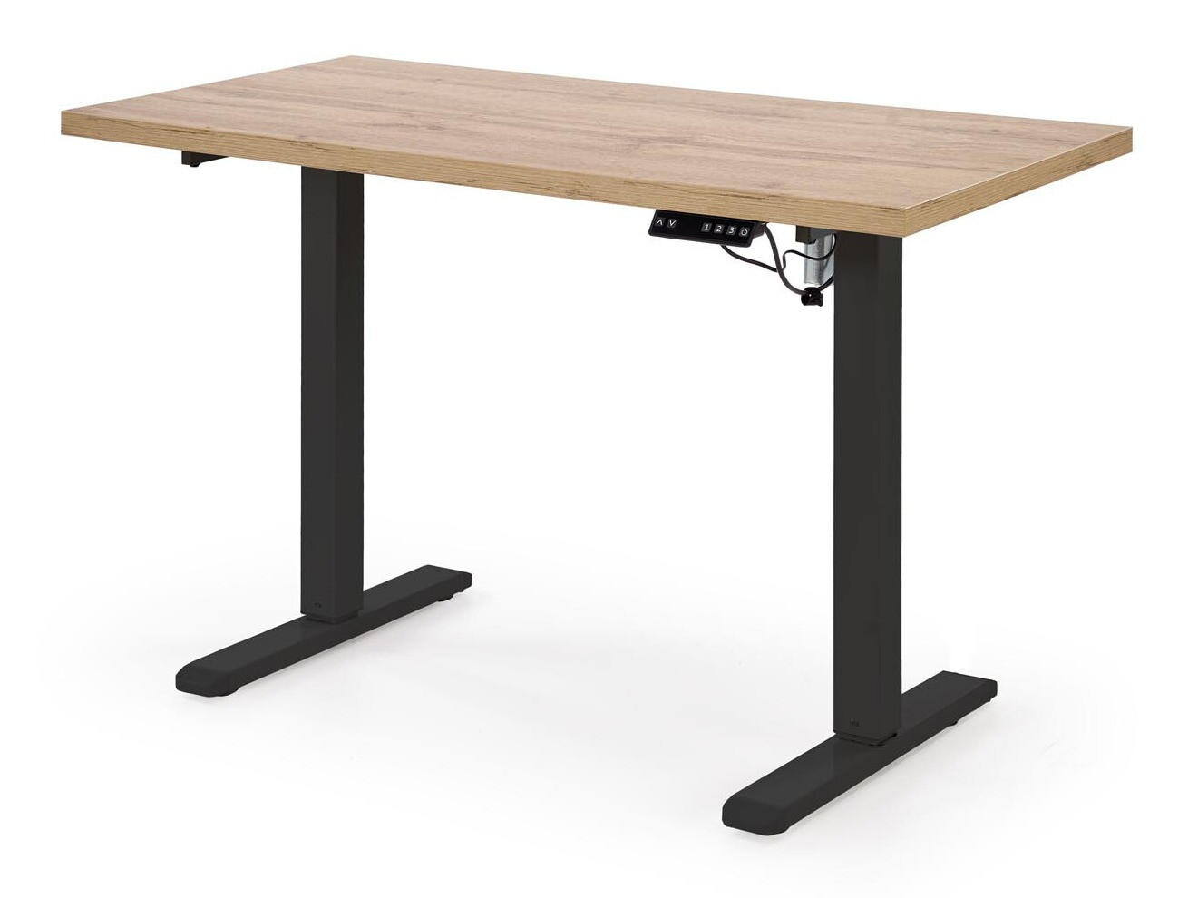 Hæve-sænkebord Houston 1942 (Artisan eg + Sort)