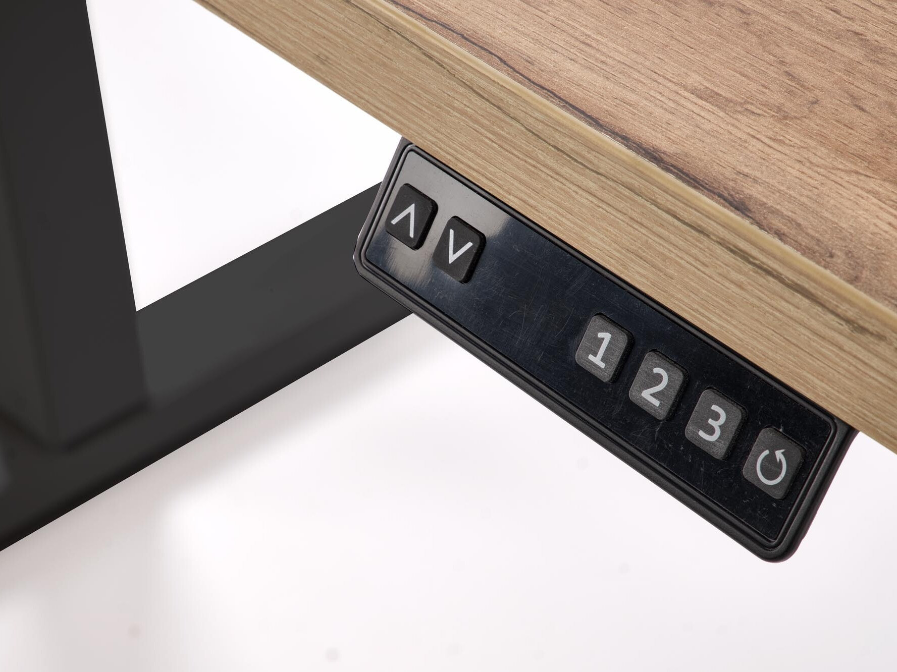 Hæve-sænkebord Houston 1942 (Artisan eg + Sort)