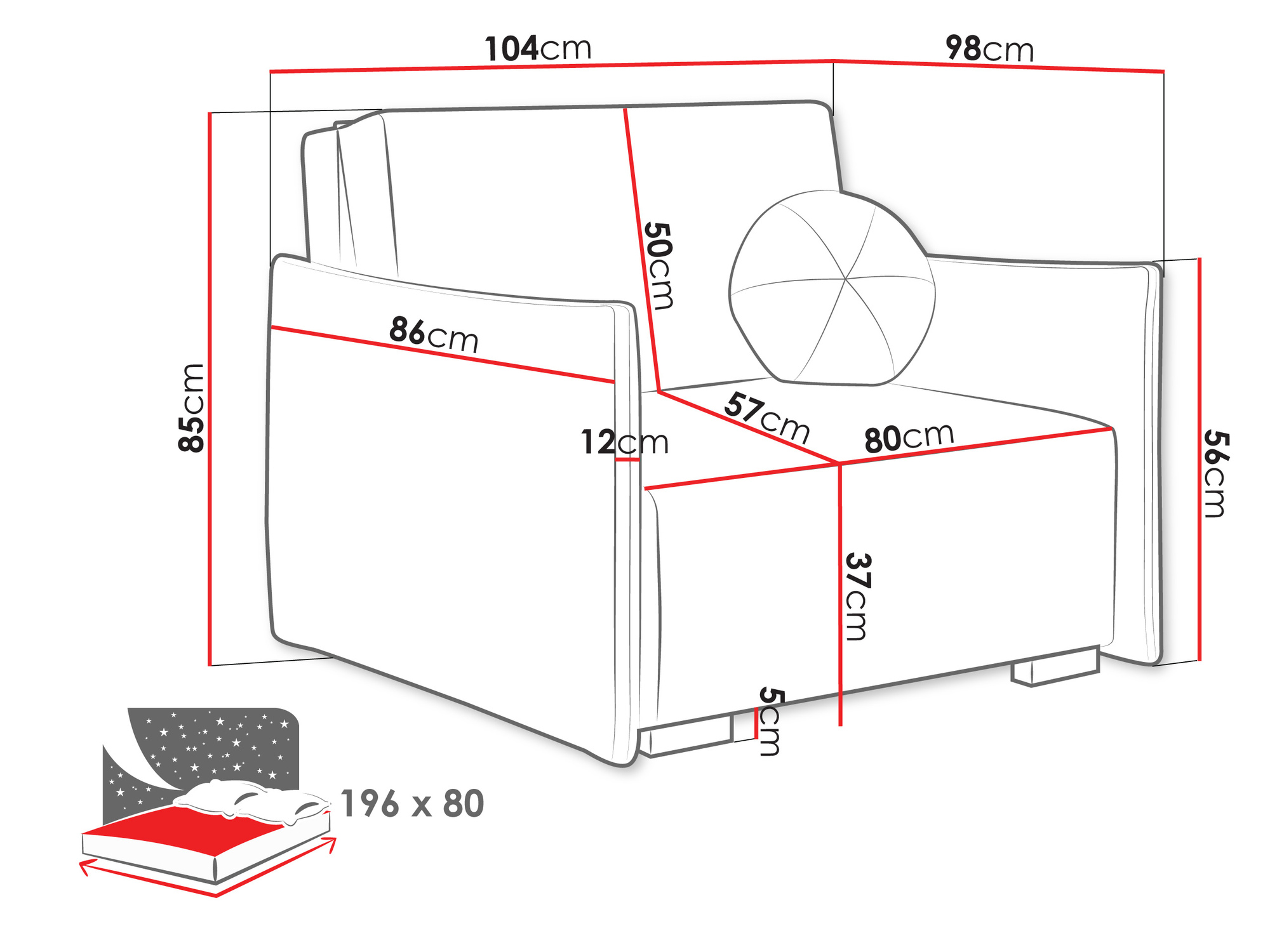 Lænestol Velven I (Soul 1)