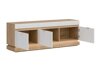 TV-bord Teselbu 100 (Hvid + Torro-eg)
