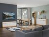 TV-bord Teselbu 100 (Hvid + Torro-eg)