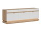 TV-bord Teselbu 100 (Hvid + Torro-eg)