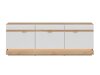 TV-bord Teselbu 100 (Hvid + Torro-eg)