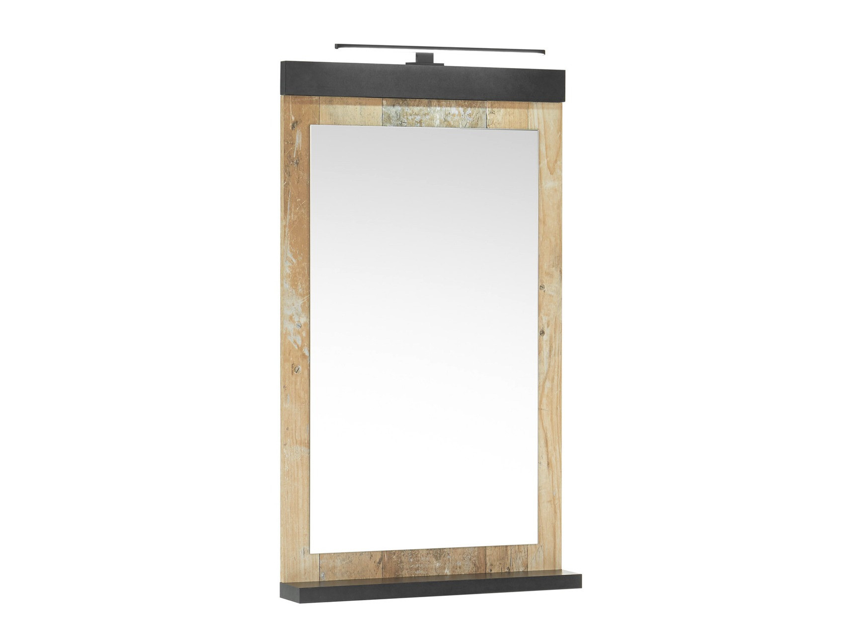 Badeværelse spejl Cirtale 135 (Modnet træ + Antracit)