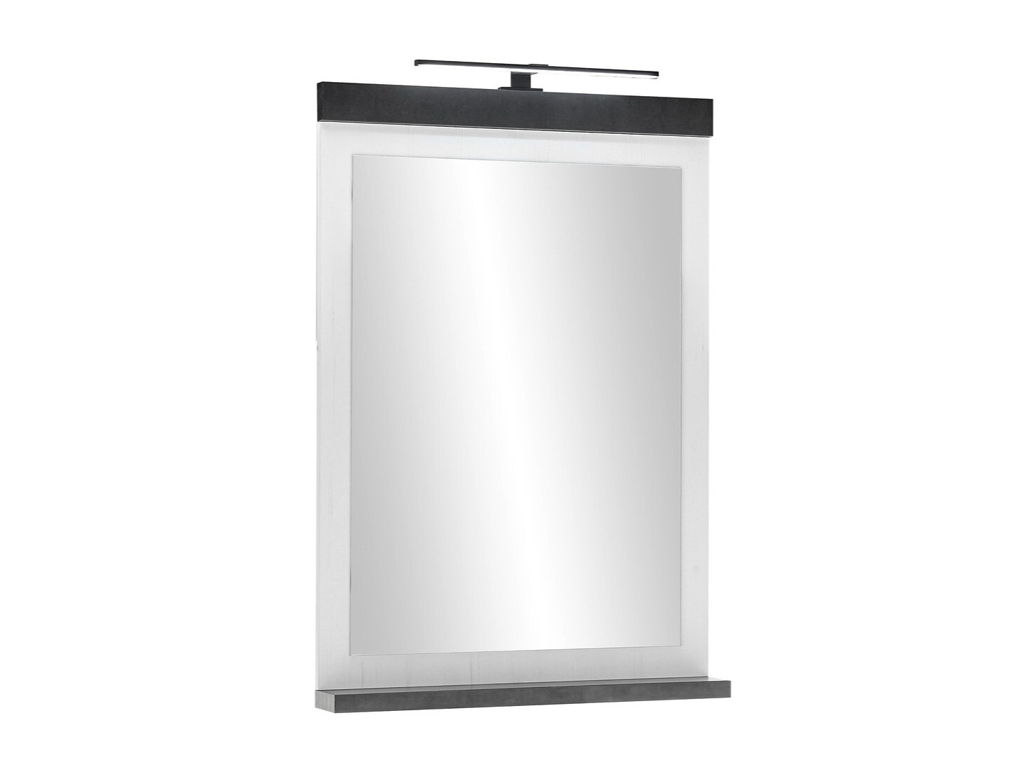 Badeværelsessæt Cirtale 136 (Bleget fyrretræ + Antracit)