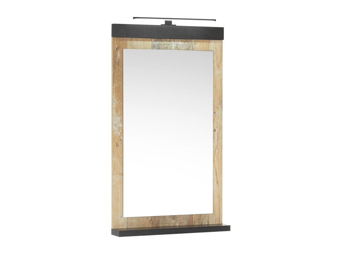 Badeværelsessæt Cirtale 137 (Modnet træ + Antracit)