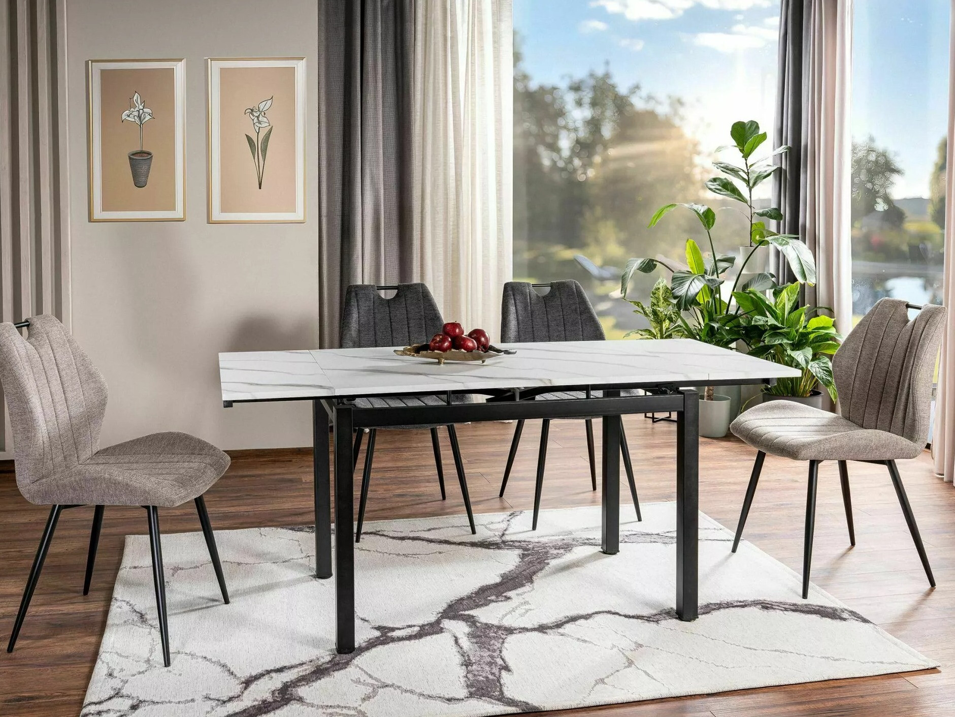 Stol Detroit 735 (Mørkegrå)