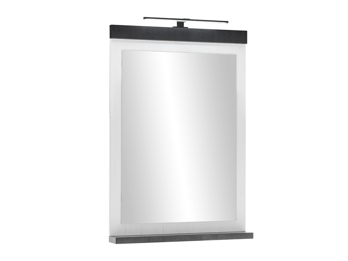 Badeværelsessæt Cirtale 138 (Bleget fyrretræ + Antracit)