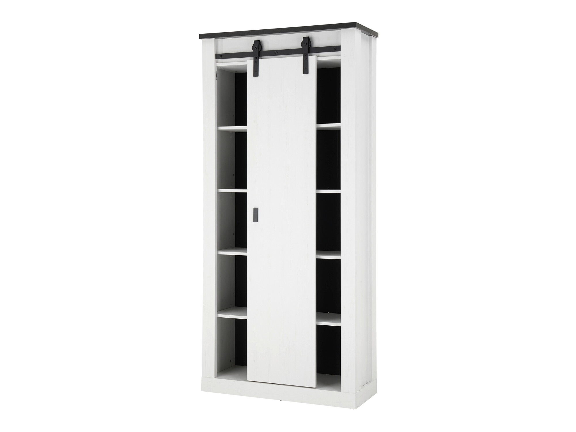 Badeværelsessæt Cirtale 139 (Bleget fyrretræ + Antracit)