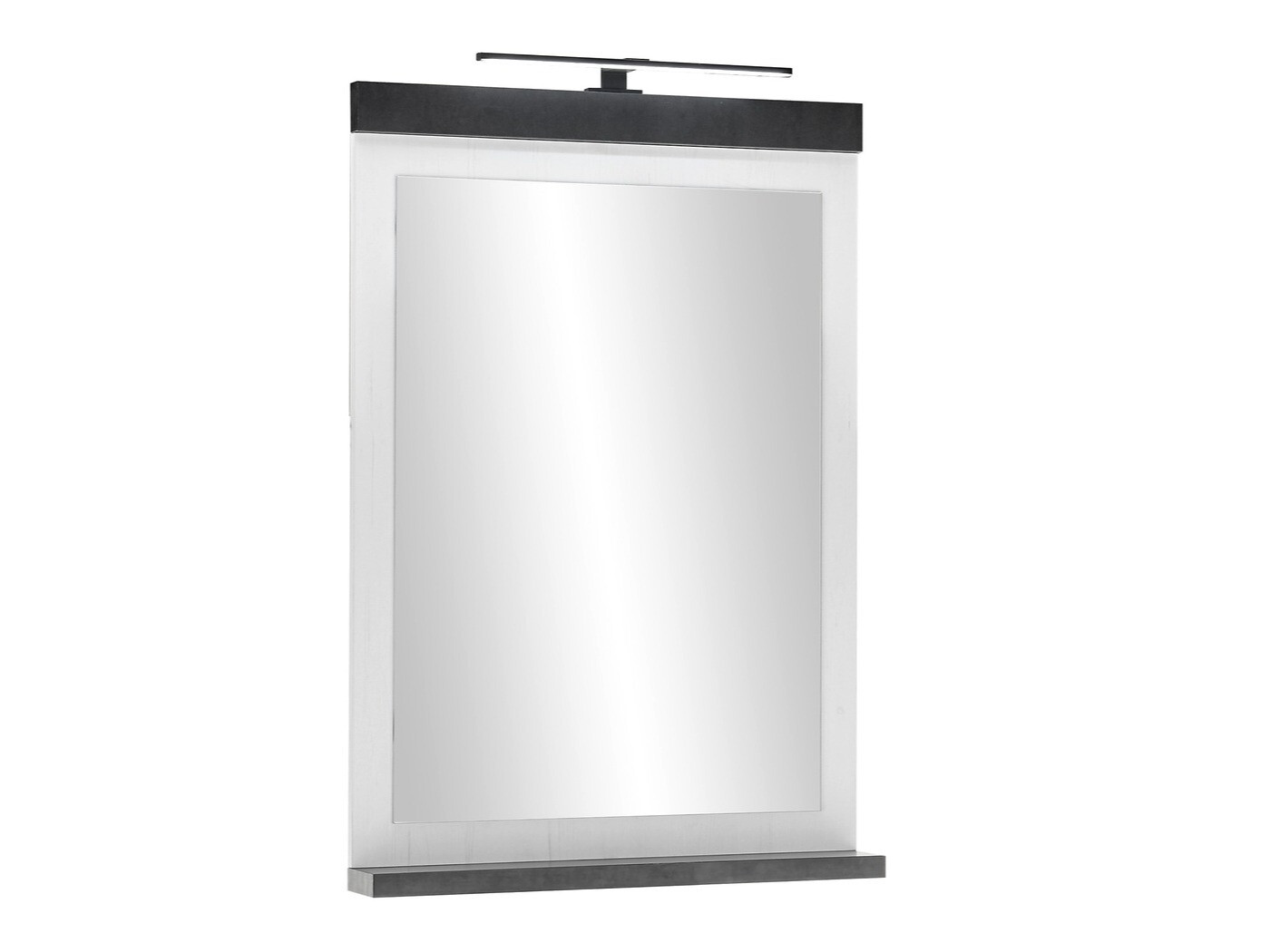 Badeværelsessæt Cirtale 140 (Bleget fyrretræ + Antracit)