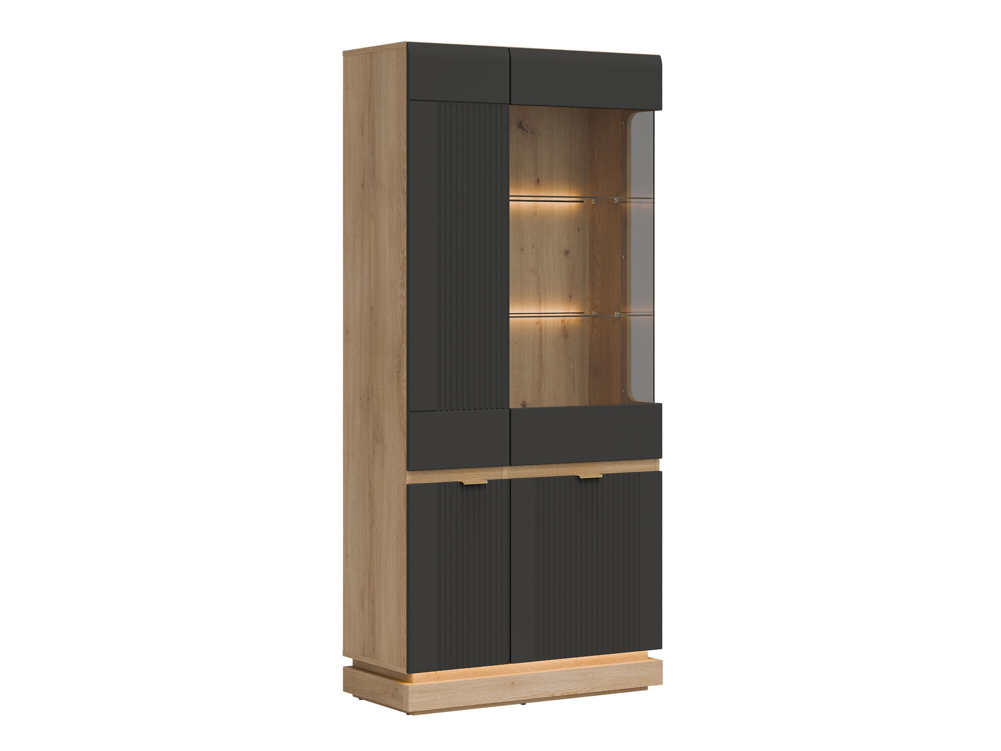 Reol Teselbu 111 (Antracit + Egetræ)