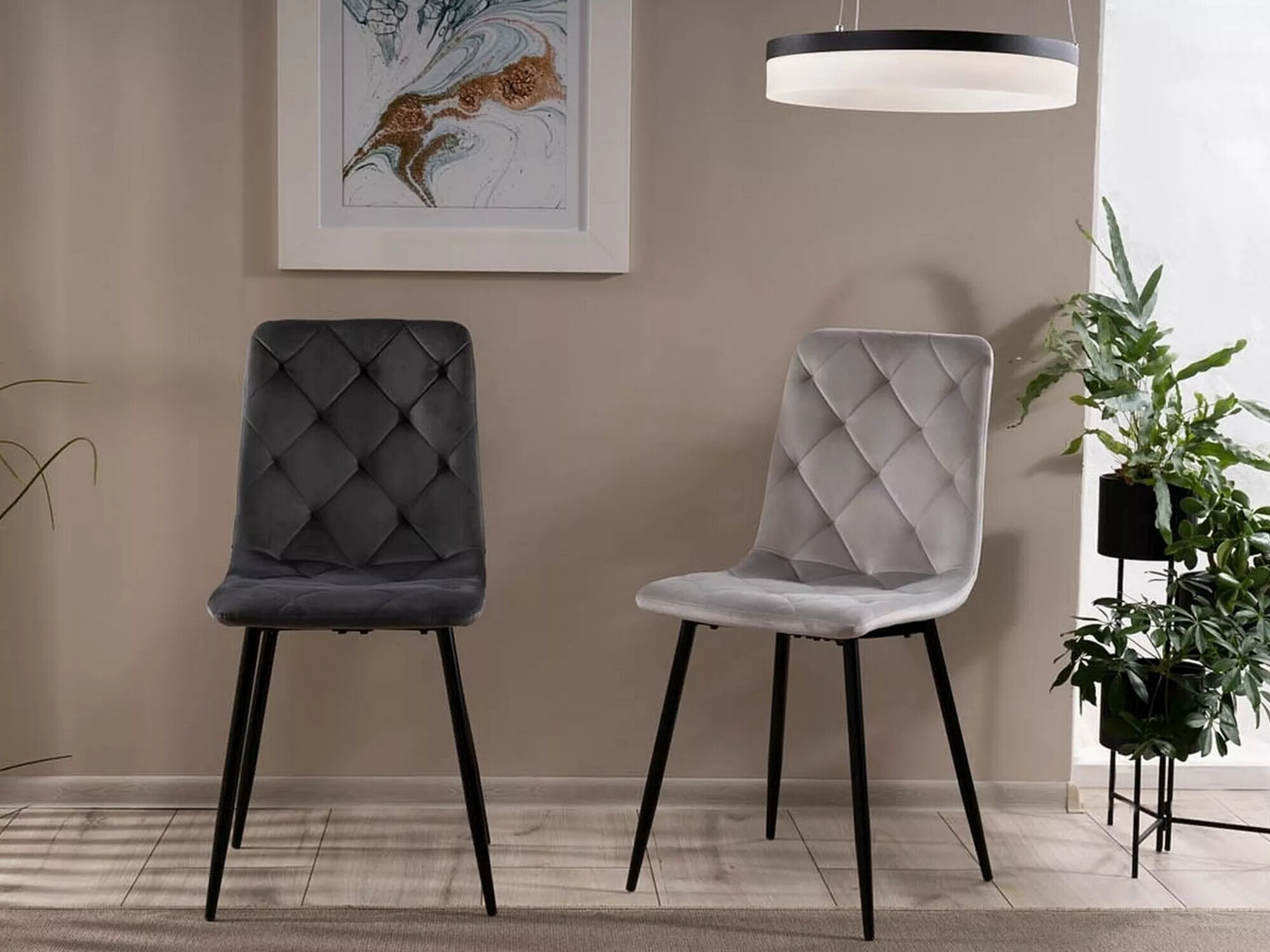 Stol Detroit 741 (Sort)