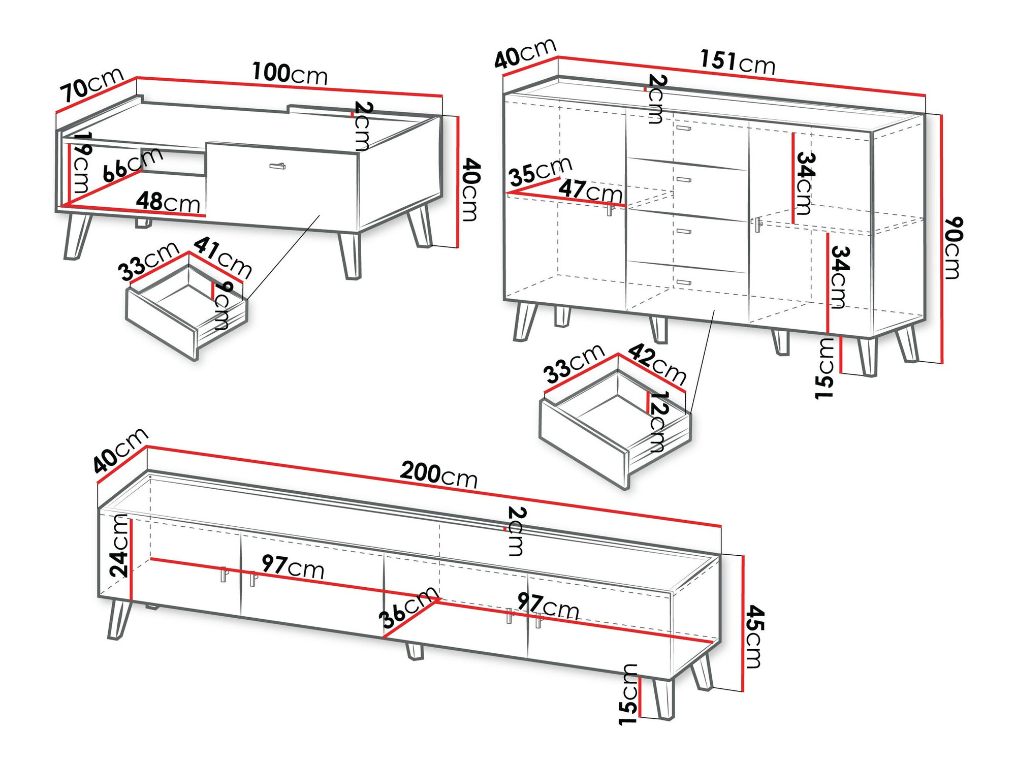 Stuemøbelsæt Comfivo Avimelo 102