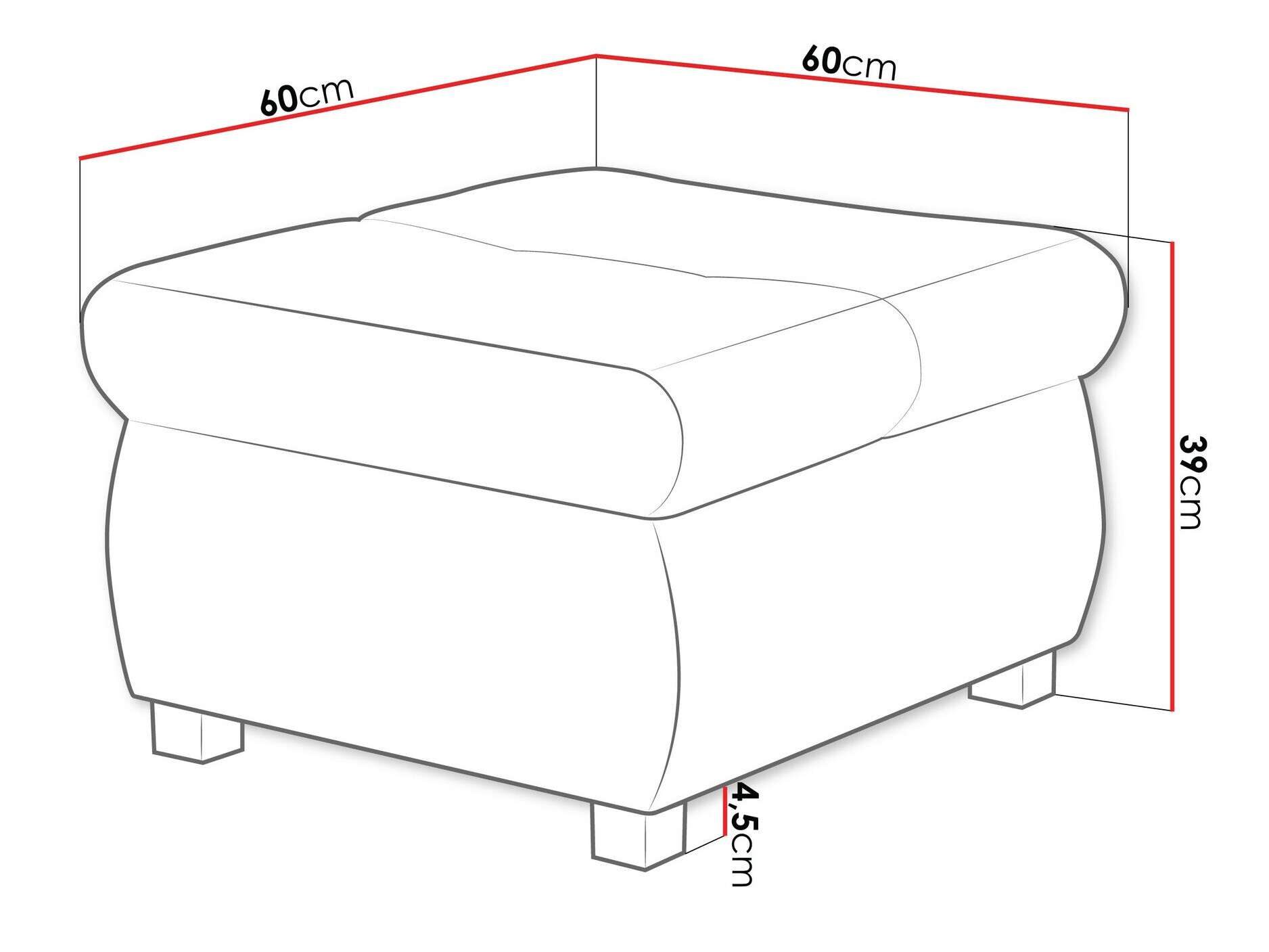 Puf Comfivo 122 (Coral 50)