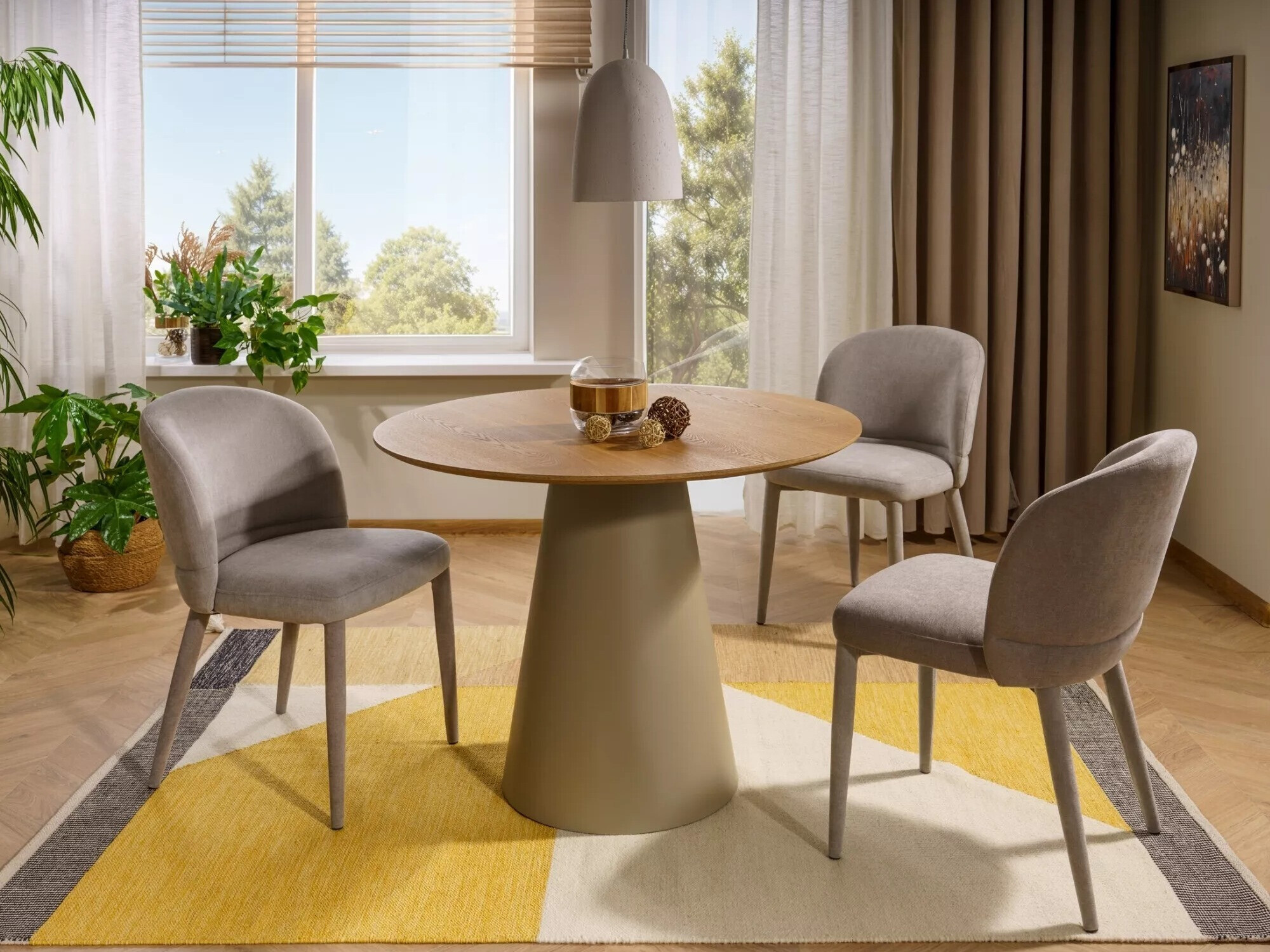 Stol Detroit 742 (Lys grå)