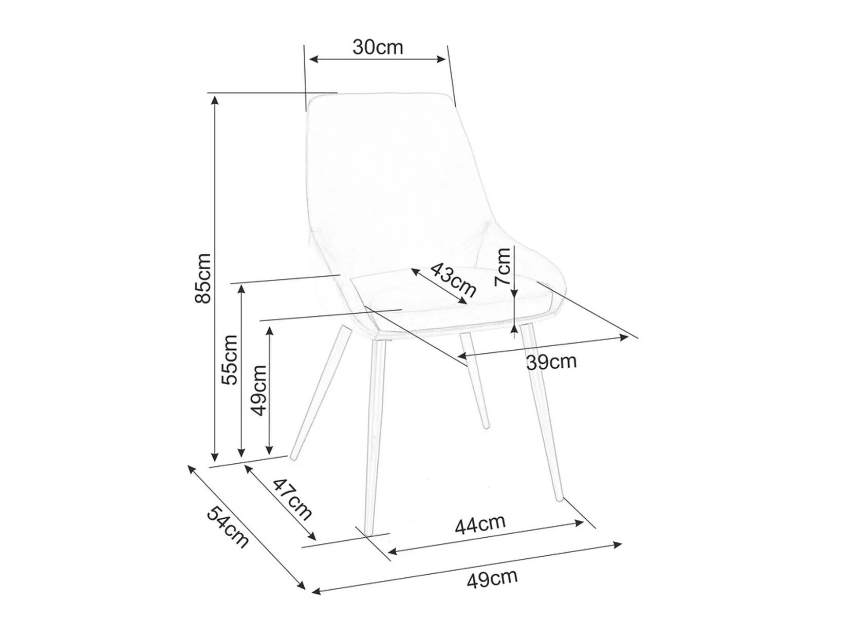 Stol Detroit 745 (Beige)