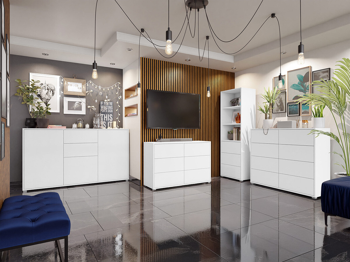 Stuemøbelsæt Comfivo Fersoe 108 (Hvid)