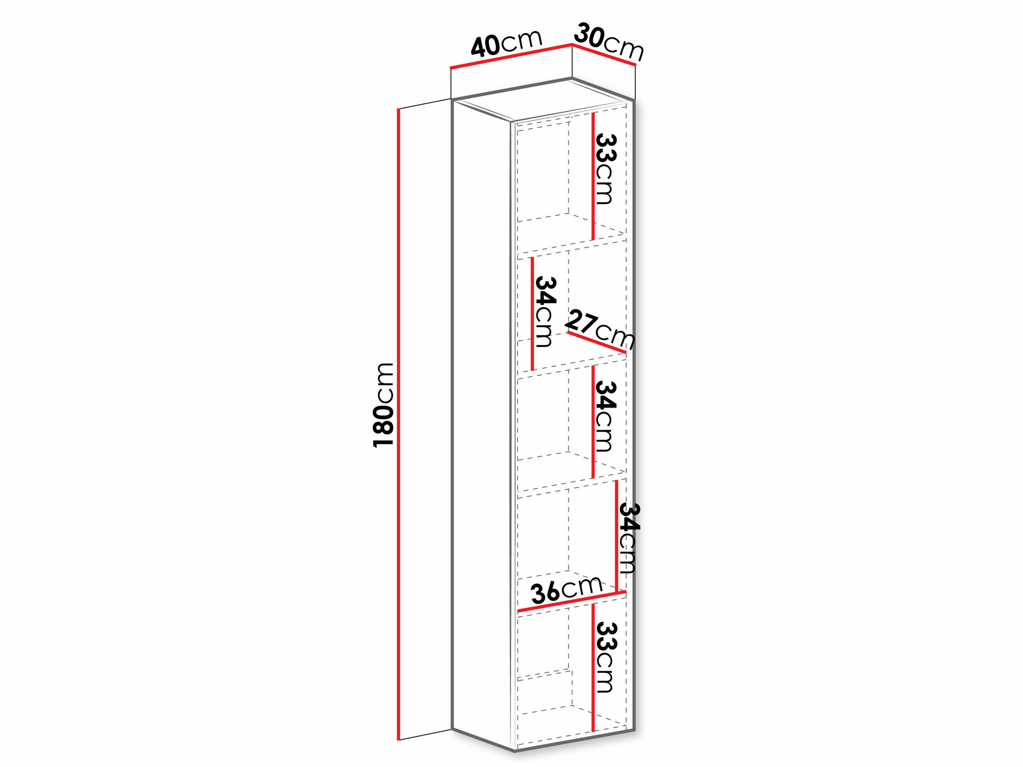 Vægreol Vilrin II (Hvid + Glansfuld hvid)