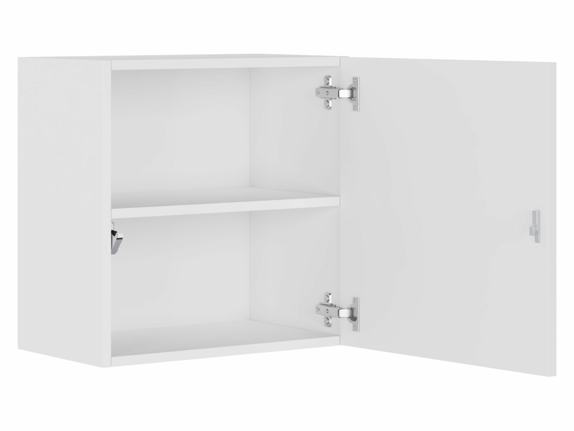 Vægskab Vilrin I (Hvid + Glansfuld hvid)