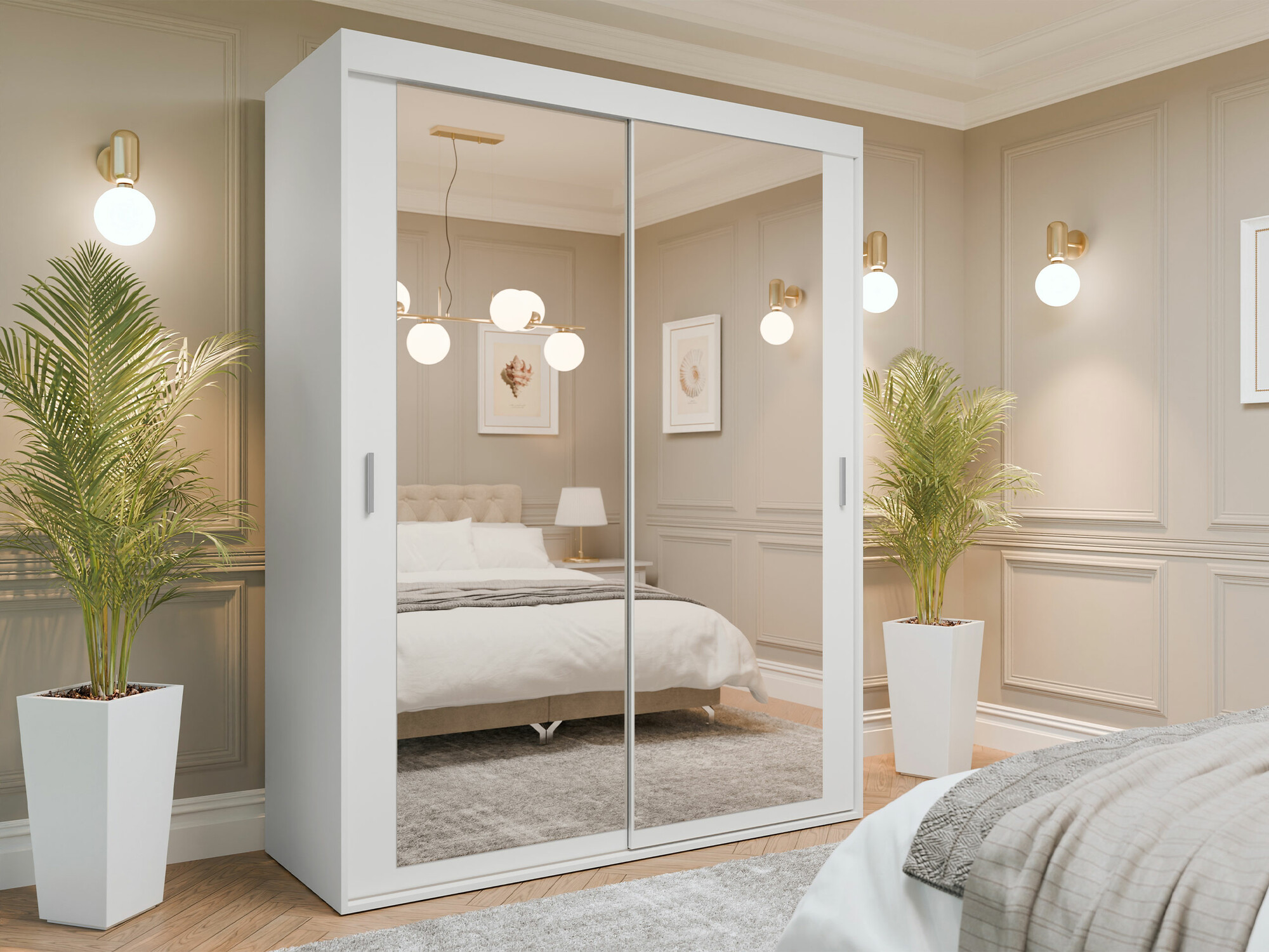 Garderobeskab Cosmes (Hvid)