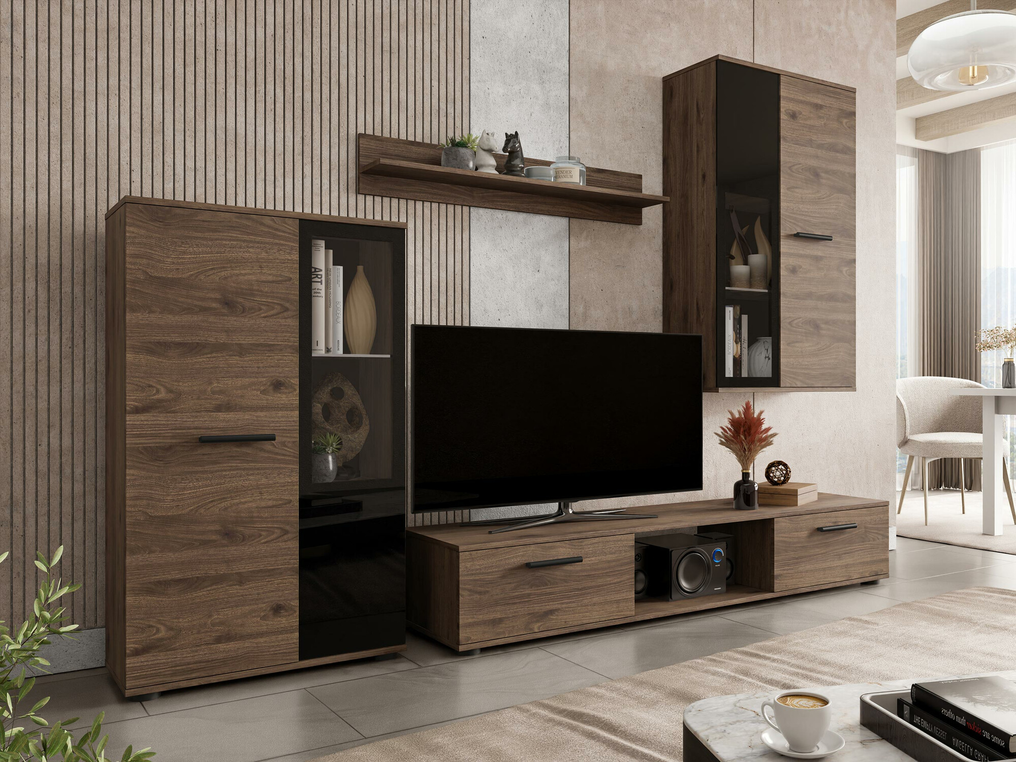 Stuemøbelsæt Tucson 100 (Valnød)