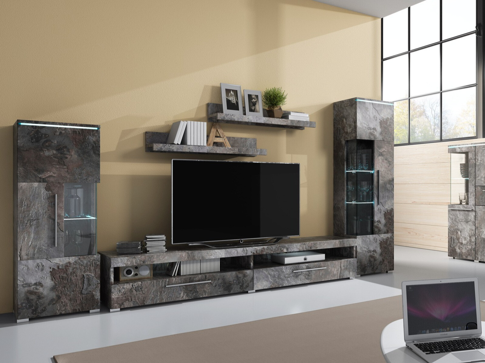 Reol Torvire 106 (Mørk beton)