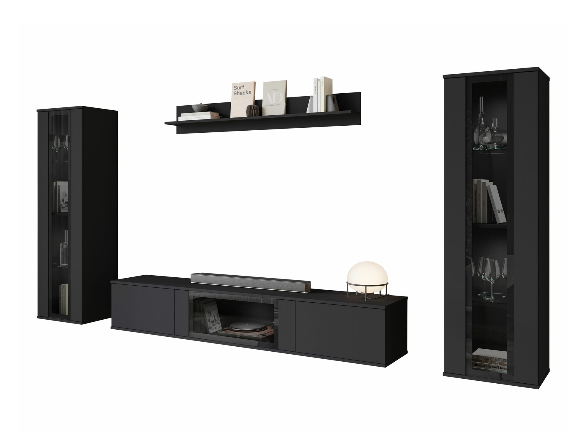 Stuemøblersæt Torcame 103 (Sort)