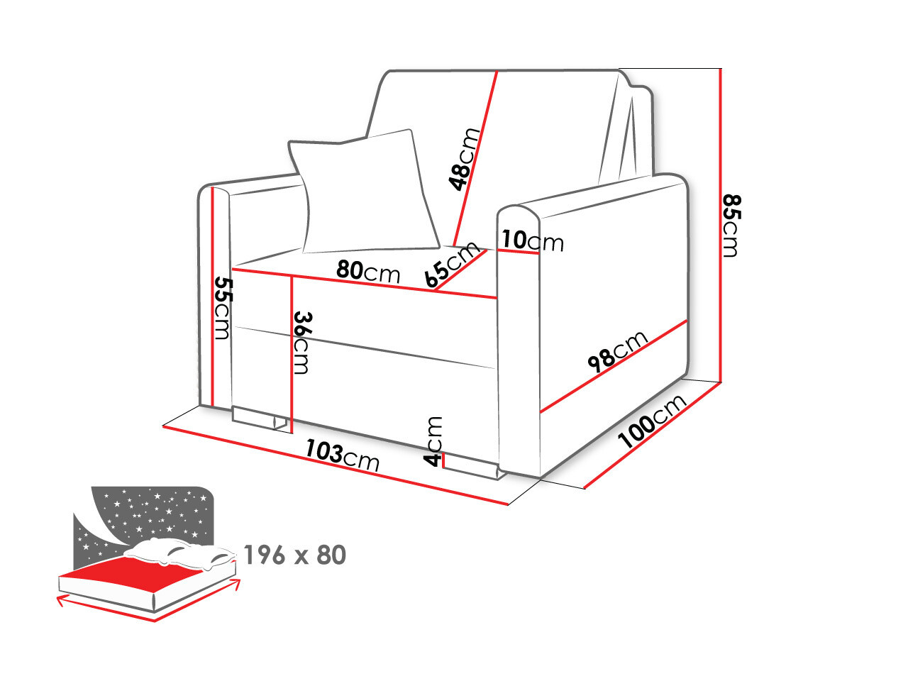 Lænestol Solrin I (Tilia 17)