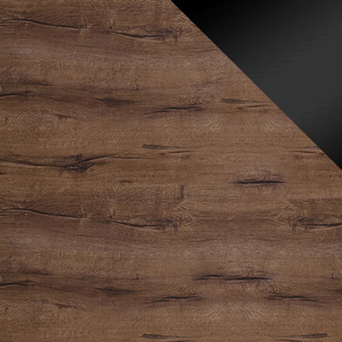 Stuemøbelsæt Fivelbo 115 (Kloster eg + Blank sort)