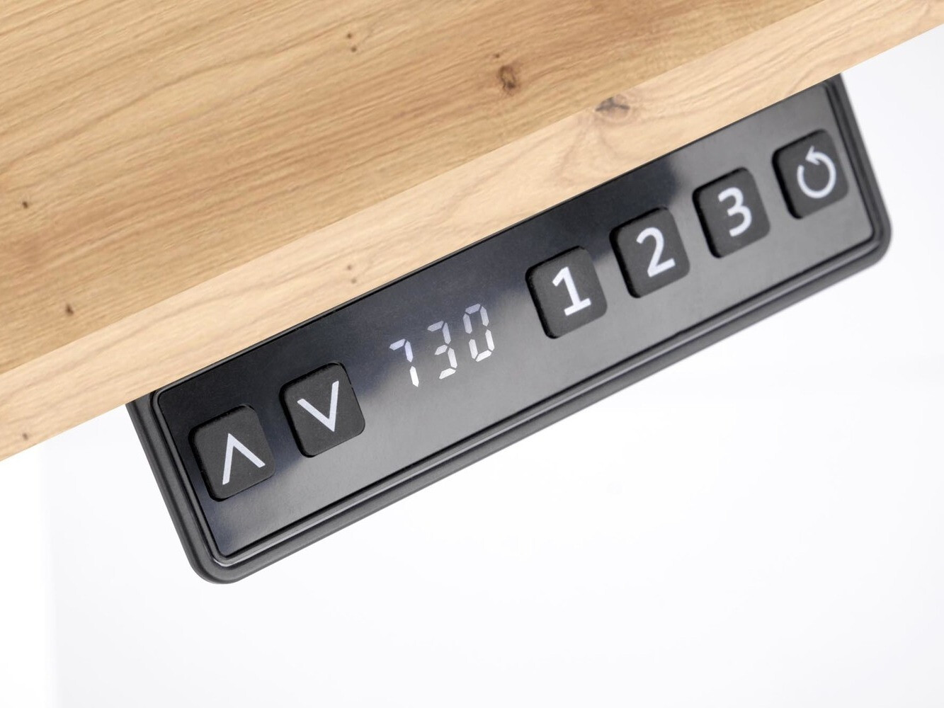 Hæve-sænkebord Houston 1704 (Artisan eg + Hvid)