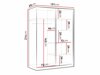 Garderobeskab Larmire 100 (Hvid)