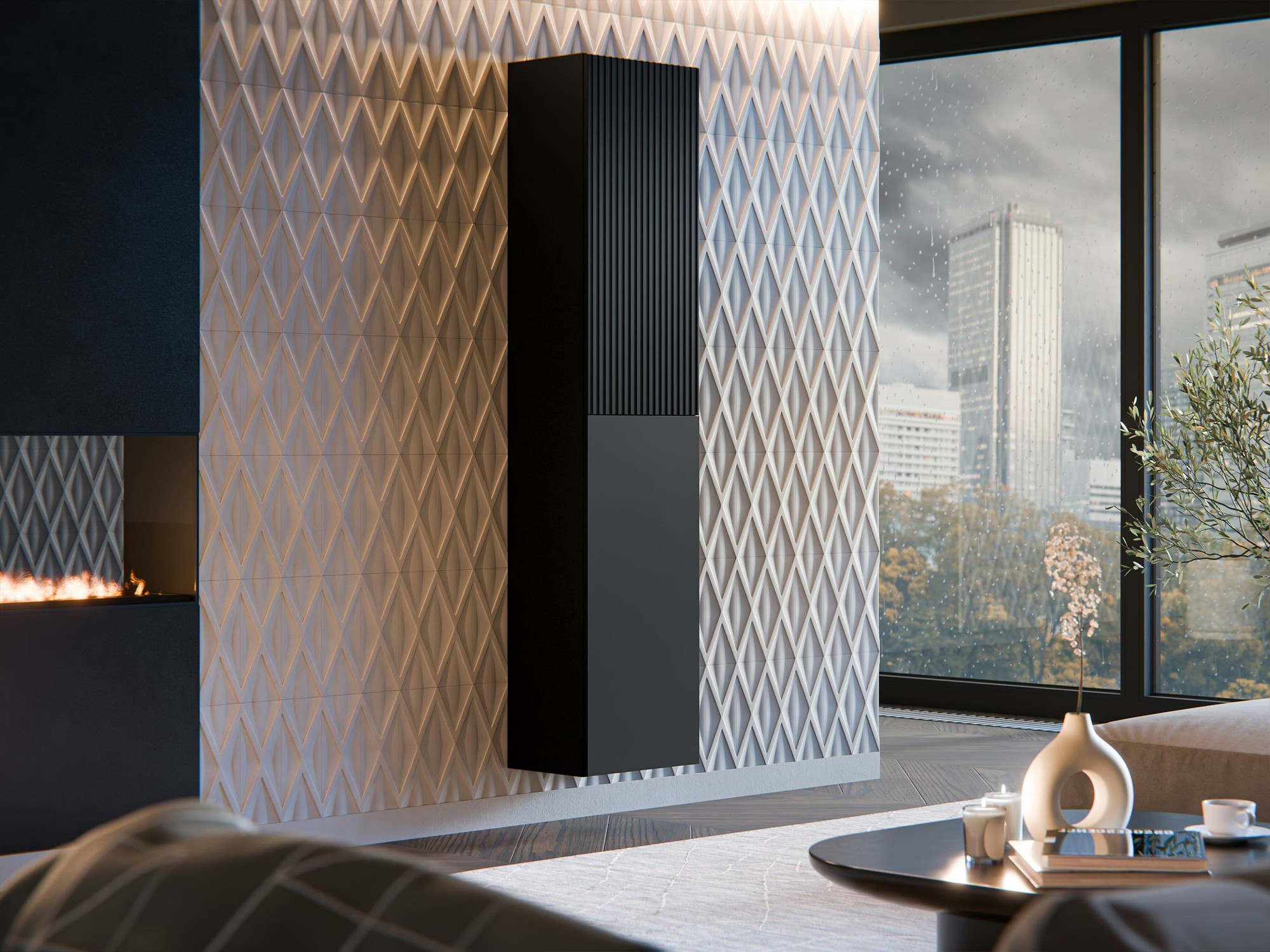 Vægreol Species (Sort)