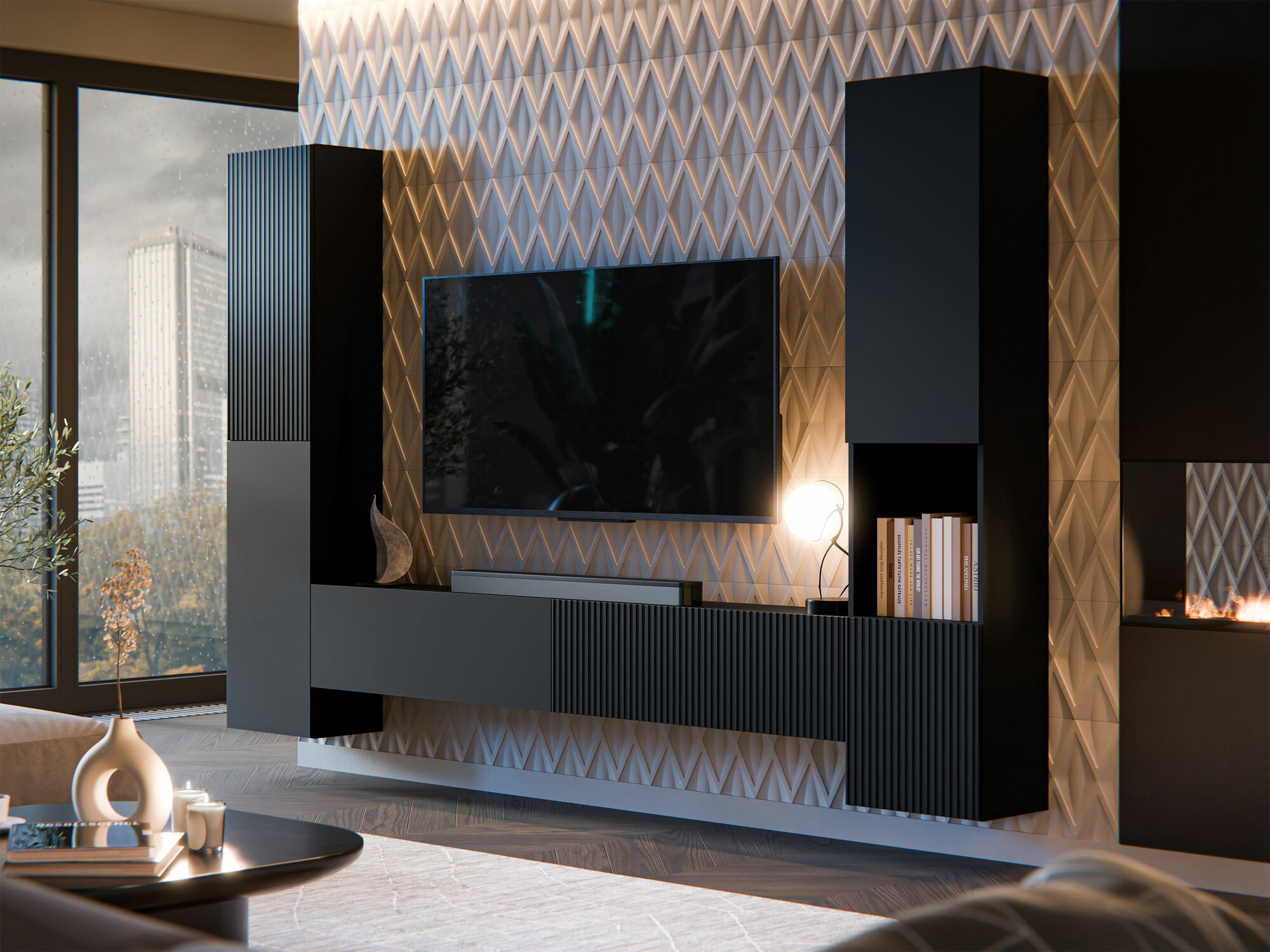 Stuemøbelsæt Species I (Sort)