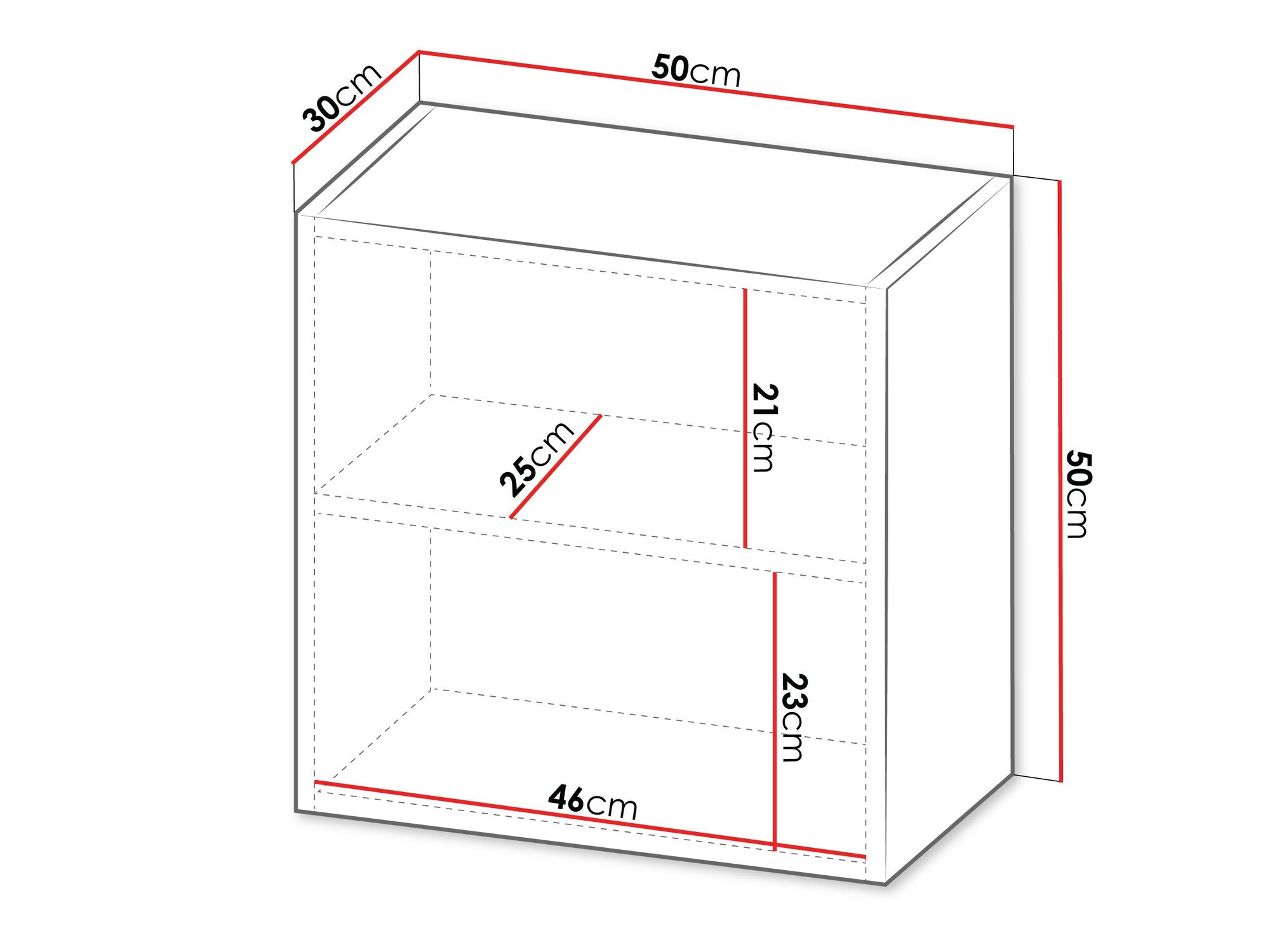 Vægskab Species (Sort + Wotan eg)